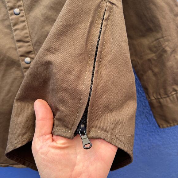 carbon army-esque snap front shirt - Picture 5 of 7